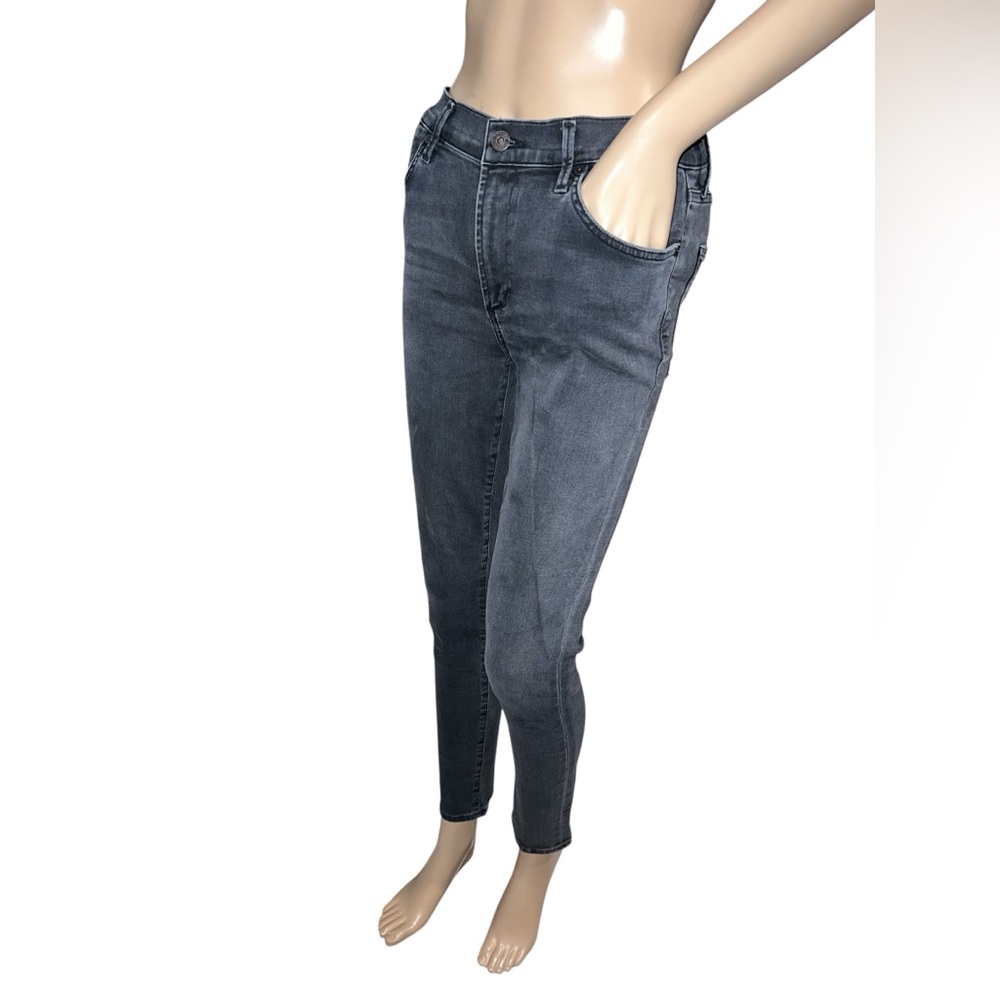 CITIZEN OF HUMANITY Womens Jeans Charcoal Wash Skinny ROCKET ANKLE Size 29 - Picture 5 of 14